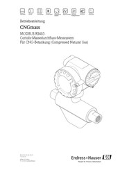 Endress+Hauser CNGmass Betriebsanleitung