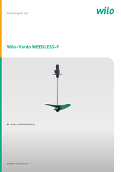Wilo Vardo WEEDLESS-F Einbau- Und Betriebsanleitung