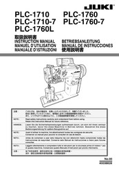 JUKI PLC-1710-7 Betriebsanleitung