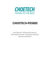 Choetech PD5005 Benutzerhandbuch