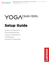 Lenovo Yoga C640 81UE006NIX Einrichtungsanleitung