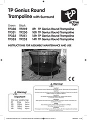 TP active fun TP Genius Round Trampoline Bedienungsanleitung