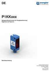 Wenglor P1KK Serie Betriebsanleitung