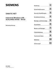 Siemens SIMATIC NET SCALANCE W720 Betriebsanleitung