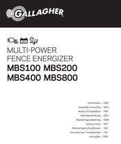Gallagher MBS400 Betriebsanleitung