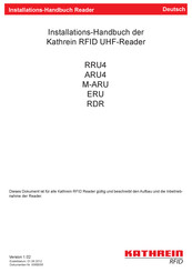 Kathrein ARU4 Installations-Handbuch