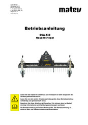 matev SCA-130 Betriebsanleitung