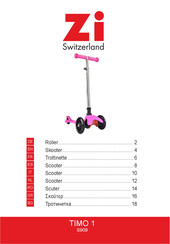 Zi TIMO 1 Bedienungsanleitung