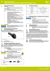 Goobay 71818 Betriebsanleitung