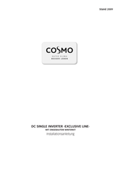 Cosmo EXCLUSIVE-Serie Installationsanleitung