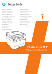 HP LaserJet Pro 4102dwe-Serie Einrichtungsanleitung