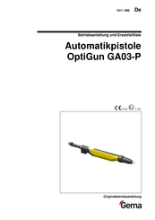 Gema OptiGun GA03-P Betriebsanleitung Und Ersatzteilliste