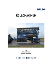 DALBO ROLLOMAXIMUM 930 Bedienungsanleitung