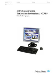 Endress+Hauser Tankvision Professional NXA85 Betriebsanleitungen