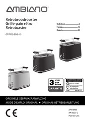 Ambiano GT-TDS-EDS-10 Originalbetriebsanleitung