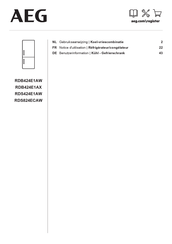 AEG RDB424E1AW Benutzerinformation