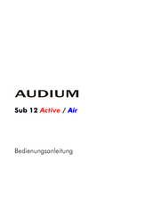 Audium Sub 12 Active Bedienungsanleitung