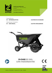 Zipper ZI-EWB300-160L Betriebsanleitung