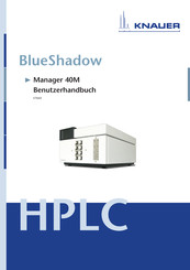 Knauer BlueShadow Manager 40M Benutzerhandbuch