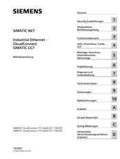 Siemens SIMATIC NET CC7 Betriebsanleitung