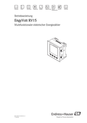 Endress+Hauser EngyVolt RV15 Betriebsanleitung