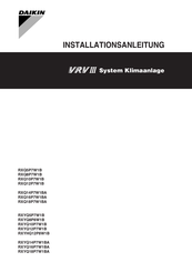 Daikin VRV III RXQ12P7W1B Installationsanleitung