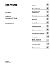 Siemens SIMATIC Compact FF Link Betriebsanleitung