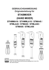 GGMgastro STHMMA16 Gebrauchsanweisung