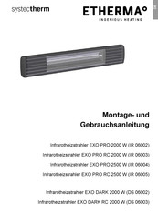 Etherma EXO PRO 2500 W Montage- Und Gebrauchsanleitung