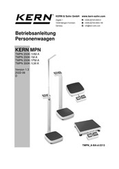 KERN TMPN 200K-1M-A Betriebsanleitung