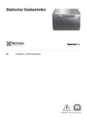 Electrolux Professional thermaline MCQI JCPO-Serie Installation Und Betriebsanleitung