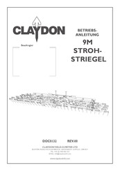 Claydon DOC0132 Betriebsanleitung
