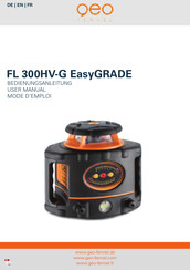 geo-FENNEL FL 300HV-G EasyGRADE Bedienungsanleitung