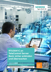 Siemens SIMATIC RTU3041C Bedienungsanleitung