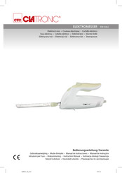 Clatronic EM 3062 Bedienungsanleitung, Garantie