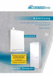 MHG MEISTERline ecoGAS Anleitung