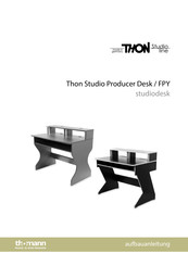 thomann Thon Studio Producer Desk black 496043 Bedienungsanleitung