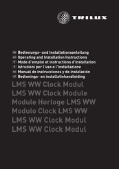 TRILUX LMS WW Bedienungs- Und Installationsanleitung