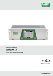 MSA SUPREMATouch Gebrauchsanleitung
