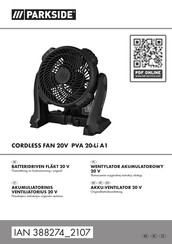 Parkside PVA 20-Li A1 Originalbetriebsanleitung
