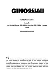 Gino Gelati GG-1850W Messina Bedienungsanleitung