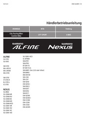 Shimano Nexus SG-C6060-8R Händlerbetriebsanleitung