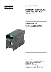Parker PWD00 400-Serie Installationsanleitung