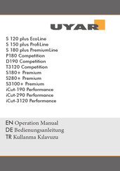 UYAR iCut-190 Performance Bedienungsanleitung