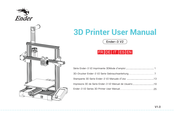 Ender 3 V2 Serie Gebrauchsanleitung