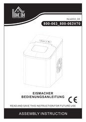 HOMCOM 800-063V70 Bedienungsanleitung