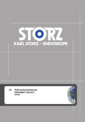 Storz ENDOMAT SELECT UP220 Gebrauchsanweisung