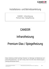 CANDOR Premium Glas Installation Und Betriebsanleitung