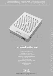 ProMed nailfan mini Gebrauchsanleitung