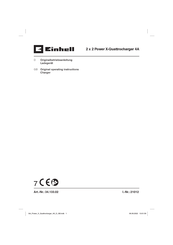 EINHELL 2x2 Power X-Quattrocharger 4A Originalbetriebsanleitung